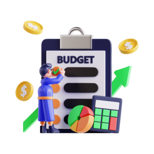 Person managing tight budget